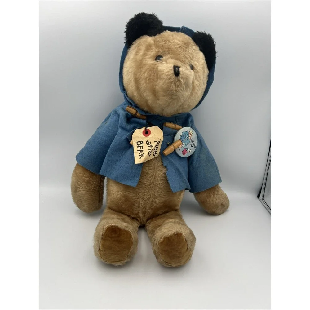1978 Vintage Plush Darkest Peru Paddington London Bear Eden Toys w/Tags